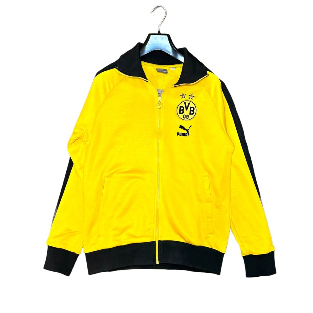 NWT Borussia Dortmund Puma Full-Zip Track Jacket Yellow Men’s Size Small